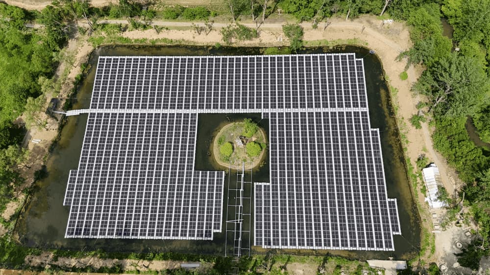 江苏扬州水上光伏项目