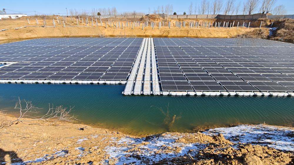 山东潍坊水上光伏项目