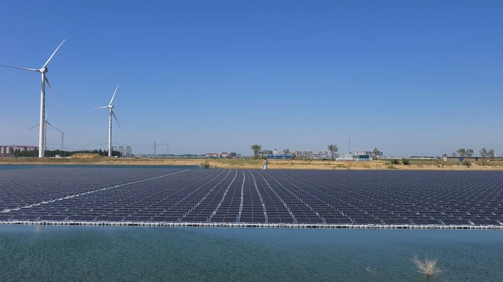 山东莱州水上光伏项目